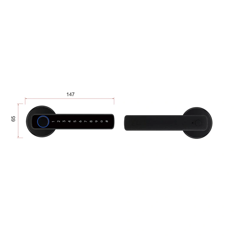 A Lever Handle Smart Lock offers flexible access options and dependable performance for homes, apartments, and office entrances.