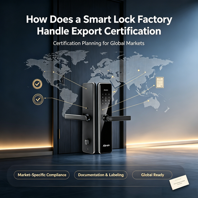How Does a Smart Lock Factory Handle Export Certification