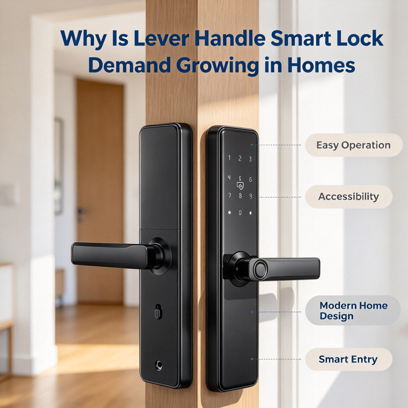 Why Is Lever Handle Smart Lock Demand Growing in Homes